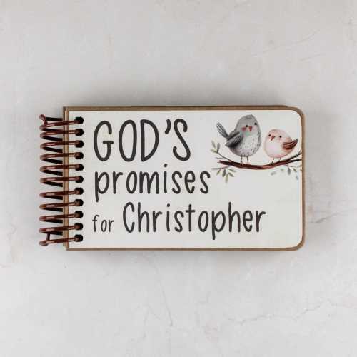 Personalized God's Promise Book: Christian Baby Keepsake with Bible Verses