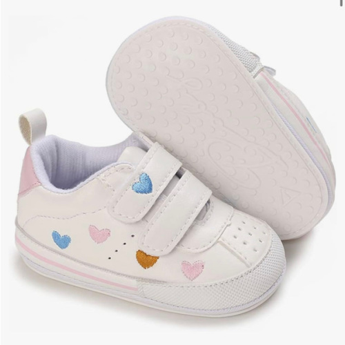 Clowora Baby Boys Girls Shoes Non-Slip Rubber Sole Sneakers Infant First Walking Toddler Crib Shoes Newborn Loafers Flats.