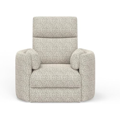 Radius - Tatum River Rock Power Swivel Glider Recliner for Adults with USB and Type-C Ports, Single Sofa Chair for Living Room