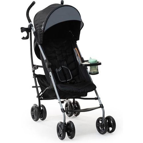 Summer Infant Ingenuity 3Dlite Convenience Stroller, Gray–Lightweight Stroller with Aluminum Frame, Large Seat Area, 4 Position Recline, Extra Large Storage Basket – Infant Stroller for Travel & More