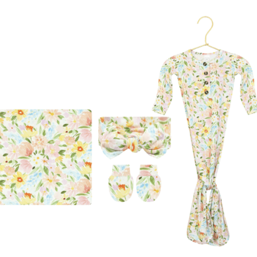 Matilda Newborn Headband Bundle (Gown)