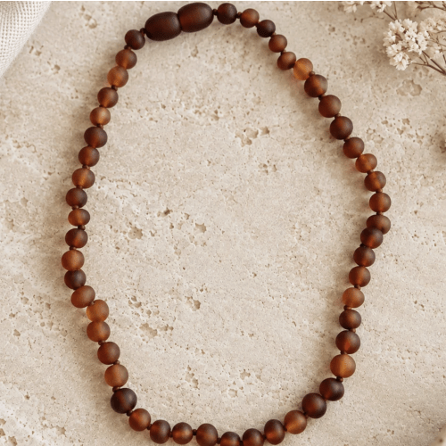 baby size amber bead necklace