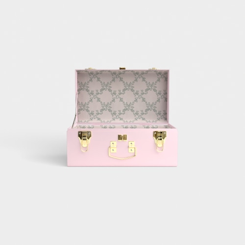 Mini Trunk - Pink - Ivy Trail / Embroidery