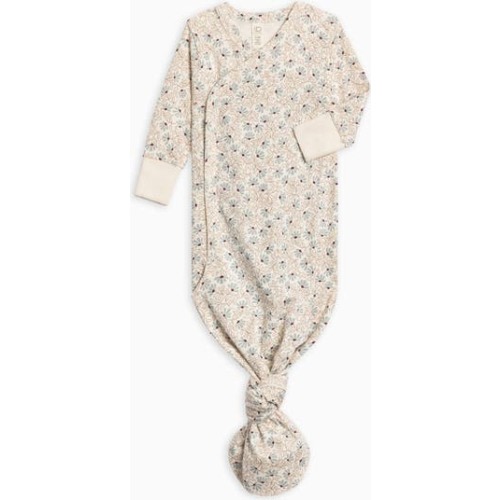 Organic Indy Kimono Gown, 0-3M