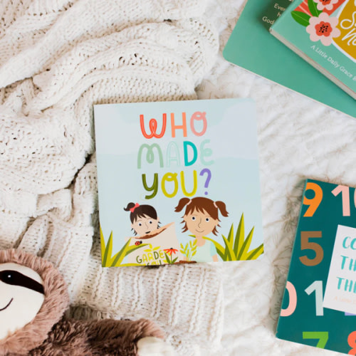 Who Made You Children's Board Book | TDGC – The Daily Grace Co.