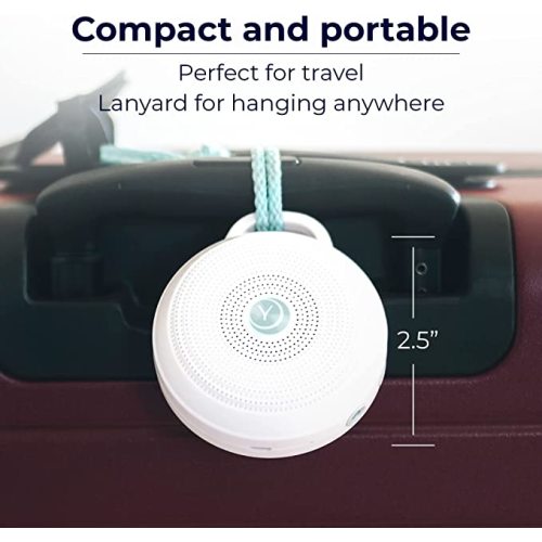 Yogasleep Rohm Portable White Noise Sound Machine, 3 Soothing Natural Sounds with Volume Control, Sleep Therapy For Adults, Kids & Baby, Noise Cancelling for Office Privacy & Meditation, Registry Gift - 1-Pack Rohm