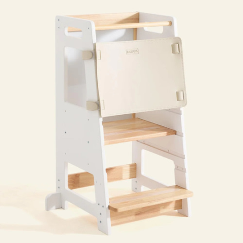 HARPPA Nordo | Safe & Stable Montessori Toddler Kitchen Wooden Tower - Perfect for Cooking & Learning, Counter Helper, Kitchen Tower, Gift for 2 Year Old