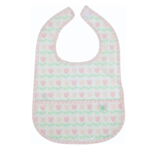 The Wipe It Bib, Tulips - Apple of My Isla Bibs | Maisonette