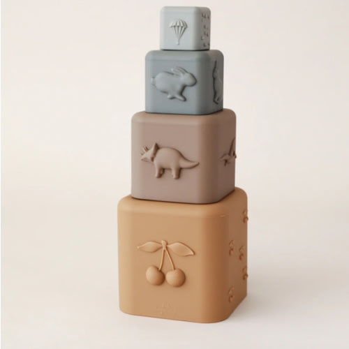 Silicone Stacking Tower – Playroom Collective