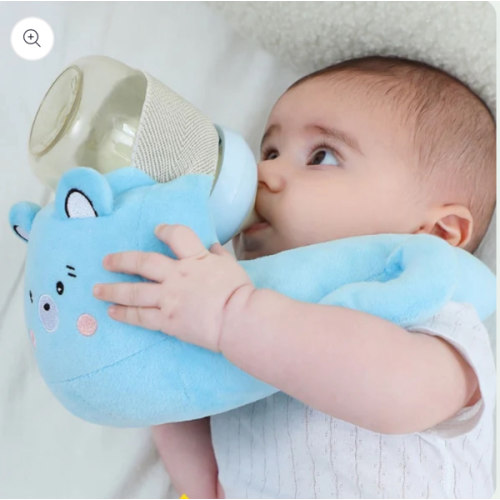 Baby Self Feeding Pillow - Hands Free Bottle Holder for Twins & Infants – Baby Sleep Better