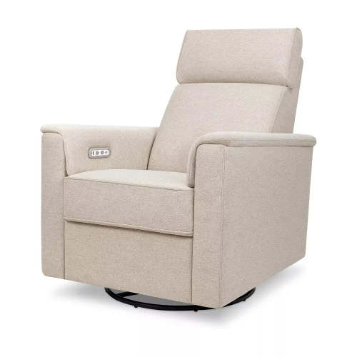 Namesake Willa Plus Power Glider Recliner with Power Headrest - Performance Beach Eco-Weave