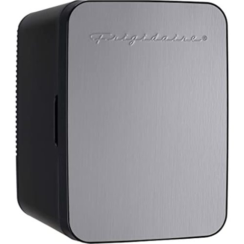Frigidaire EFMIS188-SS 15 Can Mini Portable Fridge Cooler, 10L, 15-can Capacity, Brushed Stainless Rugged Finish