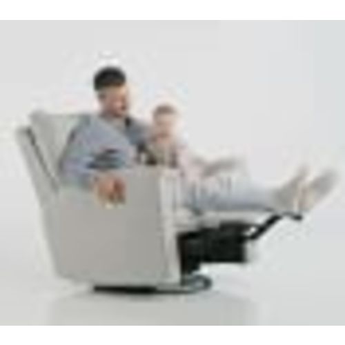 Dream Power Recliner Performance Heathered Basketweave Latte