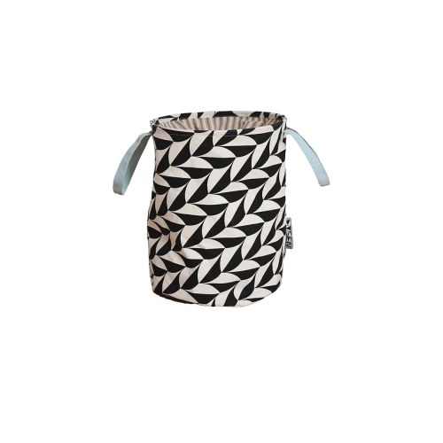 Scallop Canvas Laundry Hamper