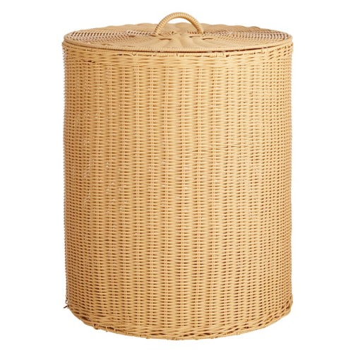 Providence Round Laundry Hamper with Lid Large | At Home