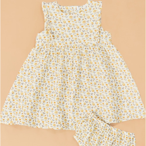 Sunshine Rose Ruffle Tank Set