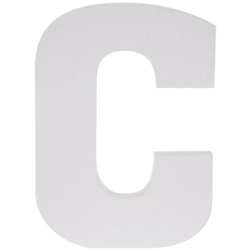 White Letter Wood Wall Decor