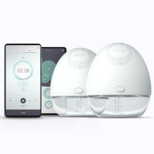 Elvie® Wearable Double Electric Breast Pump - WHITE/GREY - NO SIZE