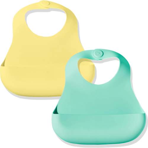 Magnetic Silicone Bib 2-Pack