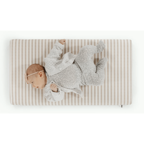 Padded Micro+ Changing Mat - Cafe Stripe or Ivory