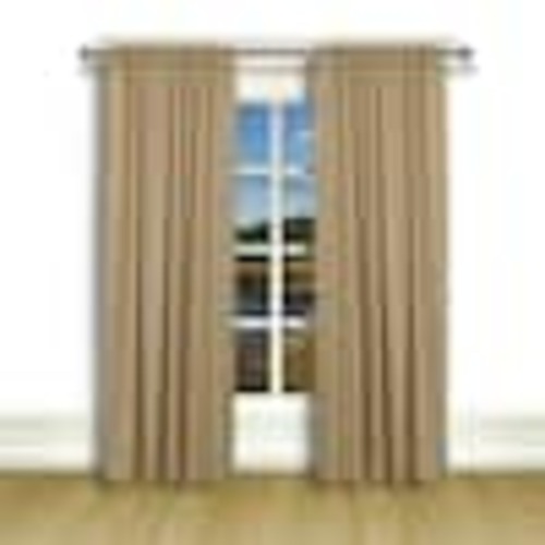 Harvest Woven Rod Pocket Room Darkening Curtain - 56 in. W x 72 in. L
