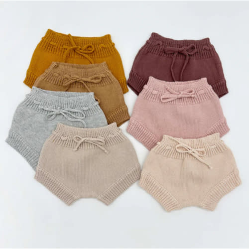 Baby Girl Drawstring Knit Diaper cover Bloomer – Olive and Cradle
