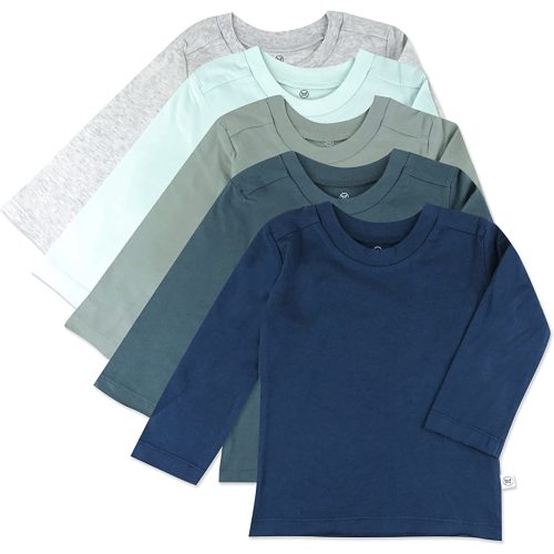 HonestBaby Organic Cotton Long Sleeve Tshirts Multipack 12mo