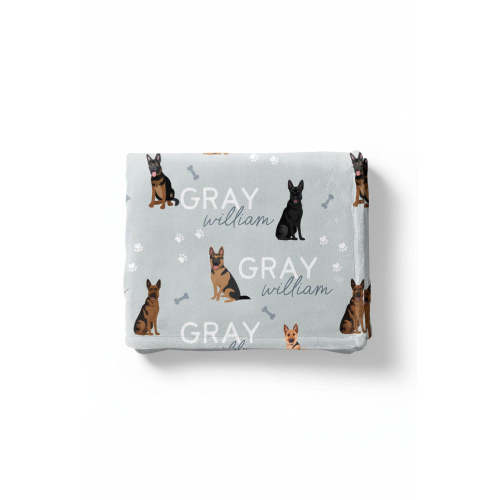 Personalized Kids Blanket | German Shepherd