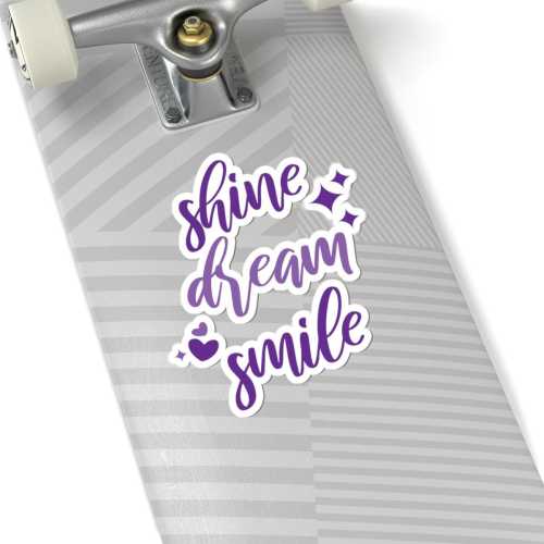 BTS Mikrokosmos Sticker Shine Dream Smile BTS Lyrics Kiss-Cut ARMY Gift K-Pop Planner Decal Positive Vibe