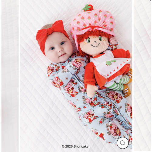 Strawberry Shortcake™ Ruffle Convertible Romper: PRE ORDER