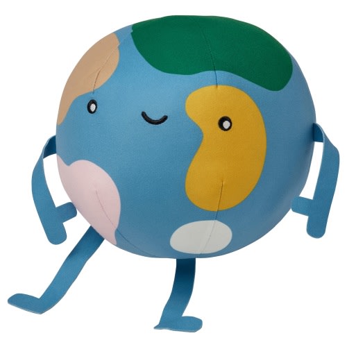AFTONSPARV Soft toy - Earth/multicolor