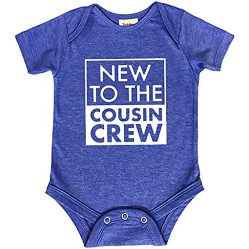 new to the Cousin Crew Newborn Outfit Shirts for Kids Best Cool Baby Announcement