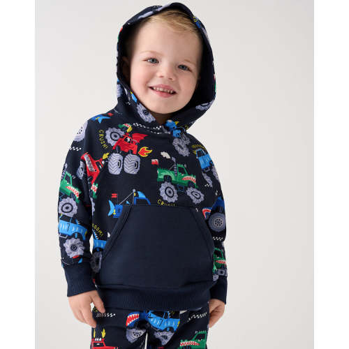 Monster Truck Madness Pullover Hoodie