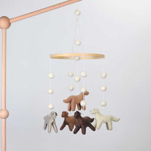 Puppy Baby Mobile: Puppies Baby Mobile Nursery Decor