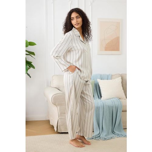 Womens Silk Pajamas Set