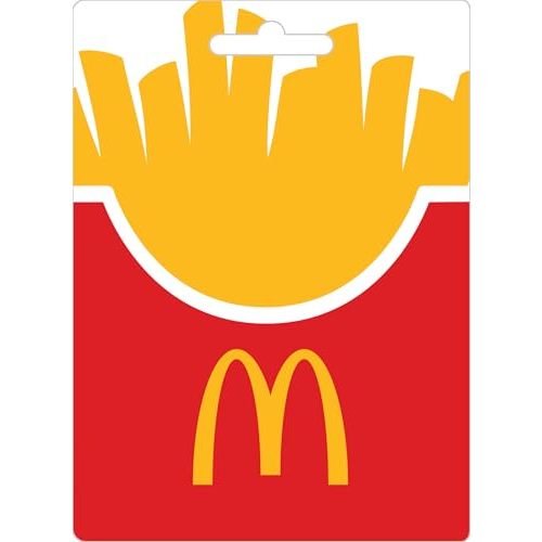 McDonald's Physical Gift Card | Fries - $50