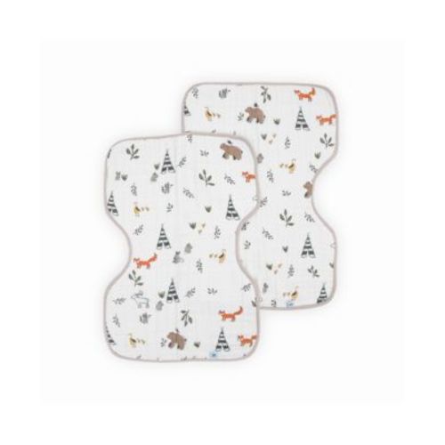 Unisex Cotton Muslin Burp Cloth 2 Pack - Baby