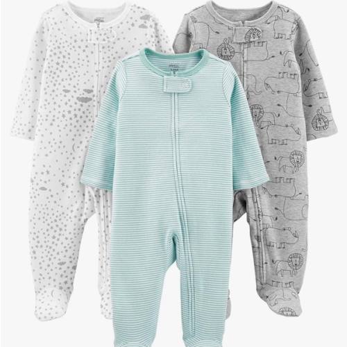 0-3 M, Simple Joys by Carter's Baby 3-Pack Neutral Sleep and Play