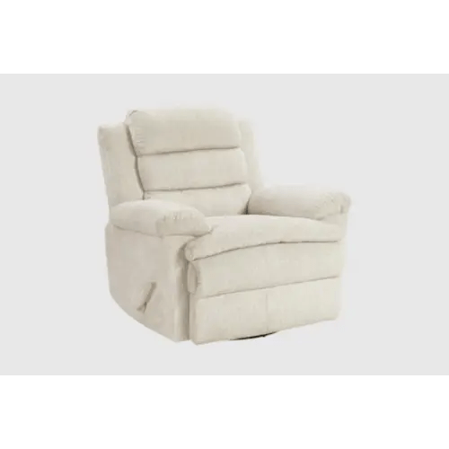 Samuel Beige 41" Oversized Swivel Glider Reclining Chair