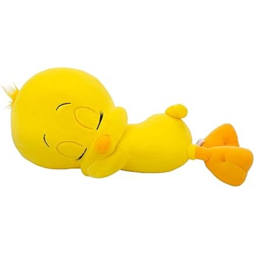Jazwares Looney Tunes Tweety Bird 18-inch Sleeping Plush - Ultrasoft Officially Licensed Warner Brothers Product Ages 2+