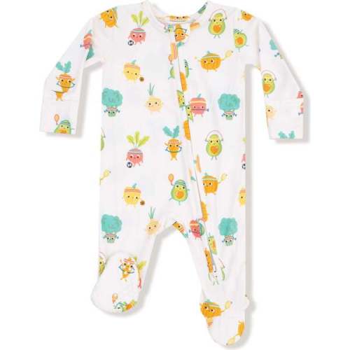 2 Way Zipper Footie Crunch Munch Veggie Sports - Angel Dear | Maisonette