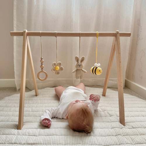 bunny & bee - baby play gym