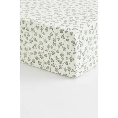 PATTERNED COTTON FITTED SHEET