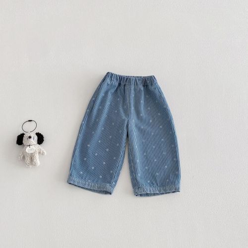 Baby Toddler Puppy Denim Pants