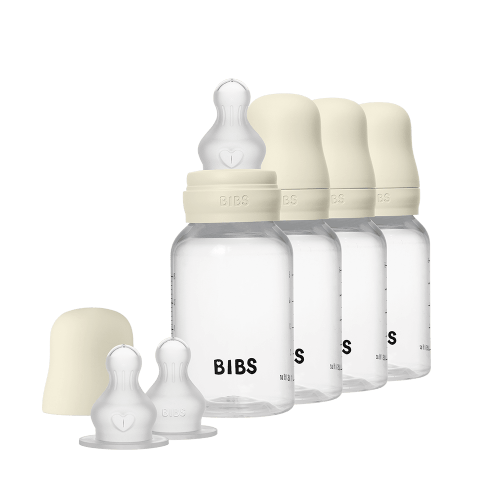 Baby BPA-Free PP Bottle 5oz 4 Pack Silicone - Ivory