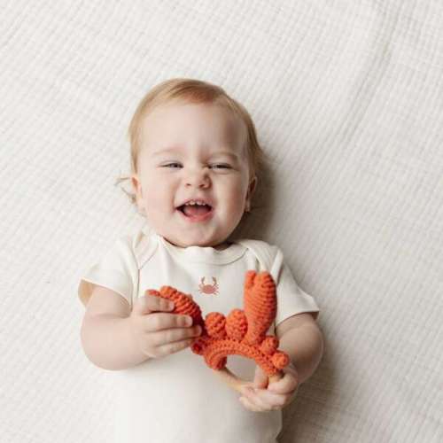 Baby Onesie, Crab - The Blueberry Hill | Maisonette
