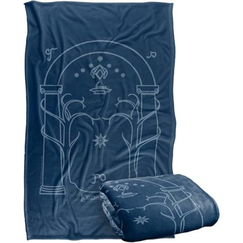Lord of The Rings Blanket, 36"x58" The Mellon Silky Touch Super Soft Throw Blanket
