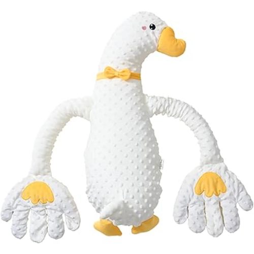 My Dream Keeper, Companion Plush Toy - Animal Shaped Comforting Pillow, Soft Sensory Stuffed Animal for Soothing & Cuddling (White)