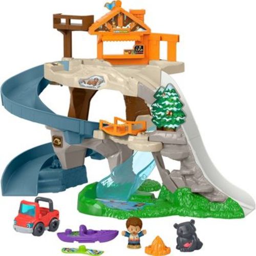 Fisher-Price Little People Ultimate Mountain Playset, Vehicle, Figures & Pieces for Toddler Play