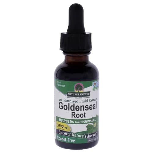 Nature's Answer Goldenseal Root | Herbal Supplement | Supports A Healthy Immune System | Gluten-Free & Alcohol-Free 1oz
